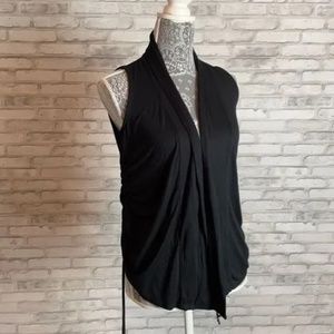 WHBM Sleeveless Open Top with Drawstrings on sides